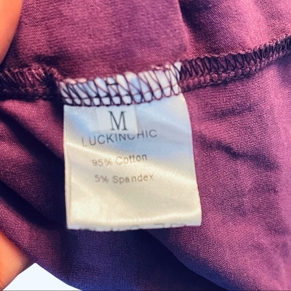 New Purple medium studded cutout top - Picture 9 of 10